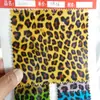 Cola de Luz Cristal Estampa de Leopardo, Filme Grete Revestido Estampa de Leopardo, Couro com Glitter Embalagem Couro Bolsas de Mão Bagagem Tecido de Couro
