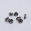 Contas de latão com ouro 14K que não perdem a cor, peças de roda de zircônia microincrustadas, contas soltas, acessórios para pulseira DIY, corda trançada, anel de furo, espaçador