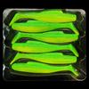 Cebo Luya TPR flotante, cola en T, cebo blando, gusano blando, pez blando, cebo falso, pesca de raíz, cabeza de plomo, anzuelo, pesca en grupo, pez mandarín, boca de lubina