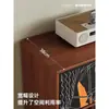 Estantería Modular Estilo Vintage, Estante de Almacenamiento Independiente, Gabinete de Almacenamiento para Sala de Estar, Librero Bajo de Pared, Gabinete de Ocho Compartimentos