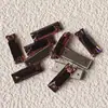 Rhinestones de Vidrio Rectangulares de Cristal K9 de Alta Calidad Cosidos a Mano con Base Plana y Doble Agujero para Vestidos de Bricolaje, Vestidos de Novia y Accesorios de Ropa