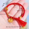 Accesorios DIY de Oro de Vietnam de larga duración y que no se decoloran, colgante del Dios de la Riqueza Amarillo zachilam, pulsera/collar de la suerte de la Diosa de la Riqueza para mujer