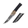 Grifo Forjado para el Hogar Cuchillo para Cortar Huesos de Escala Larga Antideslizante de Acero Inoxidable Cuchillo para Cortar Carne Mongoliana Cuchillo para Cortar Huesos Cuchillo de Corte Afilado