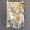 Bufanda Jacquard Floral Retro Nueva 2025 Imitación Cachemir para Mujer, Gama Alta, Versátil, Moderna y Duradera, Bufanda Decorativa para Salir