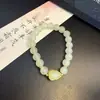 Nova Pulseira Estilo Chinês com Nó de Bambu, Pulseira Saco da Sorte, Cadeado da Paz, Pulseira com Pingente da Fortuna para Mulheres, Pulseira Estilo Fresco, Liquidação