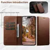 Adecuado para Funda de Teléfono Móvil Iphone18Promax, Porta Tarjetas Flip Samsung S26Ultra, Funda Protectora de Cuero Apple