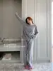 Traje de Pijama Arcoíris Invierno Engrosado Dibujos Animados Durazno Pijamas Ropa de Casa para Mujer Coral Fleece Moderno Holgado