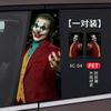 Jinx Clown Coluna Média Filme Adesivo Decorativo B Coluna Adesivo Resistente a Arranhões Personalizado Criativo Pintura de Arranhões Adesivo Modificado