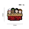 Insignia Metálica de Dibujos Animados de Personaje de Stranger Things Broche Metálico de Stranger Things Accesorio Decoración