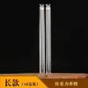 Tubo de incenso acrílico, porta-incenso de plástico PC de alta transparência, tubo de incenso de águila e sândalo para uso doméstico com tampa de madeira maciça, recipiente de incenso para teste