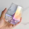 Vaso de Vidrio Transparente de Colores Resistente al Calor, Alto Valor Estético para Uso en el Hogar, Adecuado para Jugos y Bebidas, Vaso para Beber Resistente a Altas Temperaturas