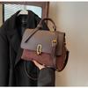 Bolso de Mano de Textura de Alta Gama para Mujer 2025 Nuevo Bolso de Hombro Popular con Textura Bolso Cruzado Retro de Gamuza Bolso para Viajes