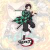 Cazador de demonios: Figura de Soporte Acrílico Grande de Tanjiro y Zenitsu de Kimetsu No Yaiba, Figura de Soporte Humanoide de 15 cm