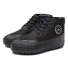 Zapatos de algodón forrados de felpa de caña alta camuflajeados zapatos de liberación para hombres y mujeres zapatos de entrenamiento para sitio de construcción al aire libre cálidos zapatos de algodón de caña alta venta directa de fábrica