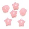 Cuentas perforadas de dos colores con forma de estrella de cinco puntas en forma de gelatina acrílica, para hacer pulseras, collares y accesorios con cuentas.
