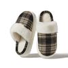 Puxi Zhimu 2025 Nuevas Zapatillas de Algodón para el Hogar de Invierno para Mujer Suela Gruesa Antideslizantes Forradas de Felpa Cálidas Silenciosas Zapatillas de Algodón para Pareja