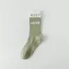 Calcetines de Yoga Profesionales Antideslizantes Primavera Otoño Calcetines de Media Pantorrilla para Mujer Especiales para Interiores Fitness Pilates Ejercicio Calcetines de Piso para Adultos