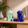 Figura de Rana de Cerámica Estilo Curativo Decoración de Micro-Paisaje para Macetas de Balcón en Casa Manualidades de Mesa de Jardín