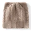 Gorro de Cachemira 100% Cachemira Pura de Cabra para Niños, Tejido Trenzado con Orejas de Gato, Cortavientos, Resistente al Frío, Cálido, Gorro que Cubre la Cabeza