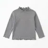Novedad de Otoño¡Quédatelo para ti! Camiseta de manga larga con volantes de doble capa, súper fácil de combinar, suave y acogedora para bebés niñas
