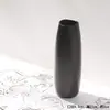 Vaso Minimalista Nórdico Criativo de Cerâmica Preta para Flores Secas Decoração de Arranjo de Flores para Mesa de Casa Sala de Estar Recipiente Hidropônico para Flores