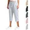 Sudeste Asiático Transfronterizo Primavera y Verano Cintura Elástica Casual Pantalones Cortos Simples Talla Grande Holgados Rectos Comercio Exterior Mayorista