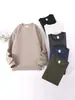 Sudadera pesada con cuello redondo de 300G, top casual de corte holgado para hombres y mujeres, personalizable con estampado, sudadera sin capucha para uso en grupo