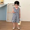 Conjunto de Camisa de Verano para Niños y Niñas, Vestido Reversible Nuevo Bordado Floral a Rayas para Bebé, Ropa para Hermanos