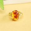 Anillo de Ámbar Natural Aiyu Anillo de Ámbar Flor Accesorios de Joyería para Mujeres Venta al por Mayor de Fábrica y Dropshipping S3120505