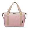 Bolsa de Almacenamiento, Bolsa de Gimnasio, Bolsa de Viaje, Bolsa de Abordaje de Viaje de Negocios para Mujer, Expandible, Diseño de Bloques de Color, Impermeable y Portátil para Viaje