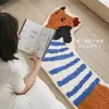 Alfombra de noche con forma de cachorro tufted, inspirada en la dopamina, alfombra flockada linda para habitación infantil, alfombrilla de felpa para sala de estar y dormitorio