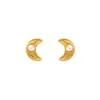 Pendientes de Perla Otoño e Invierno Pendientes Geométricos de Corazón Versátiles Nicho de Gama Alta Lujo Ligero Exquisitos Pendientes Metálicos para Mujer