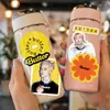 50 pegatinas de graffiti para grupos de hombres y mujeres coreanos colección personajes de dibujos animados bicicleta computadora cuaderno pegatinas al por mayor