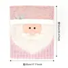 Decoraciones Navideñas Transfronterizas Funda para Silla para Personas Mayores Muñeco de Nieve Lentejuela Rosa Funda de Apoyo Funda para Silla para el Hogar Europea y Americana