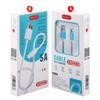 Cable de Carga de 6A Adecuado para Tipo C Apple, Oppo, Huawei, Vivo y Teléfonos Android, Cable de Datos de Carga Súper Rápida