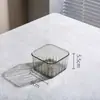 Estilo Nórdico Luxo Leve Prato Quadrado para Frutas Petisqueira Criativa Sala de Estar Doméstica Prato para Doces Frutas Secas Petisqueira Petisco Petisco Petisco Caixa de Petiscos