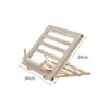Soporte de Lectura de Madera Soporte de Lectura Estudiante Adulto Madera Maciza Soporte de Pinza Plana Plegable Escritorio para Examen de Ingreso de Posgrado Lectura