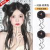 Almohadilla para el cabello, raíz de cabello, reemplazo de cabello, extensión de cabello, peluca, tocado femenino, esponjoso, cabeza alta, almohadilla invisible sin costuras, pieza de cabello, accesorios para el cabello