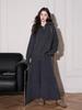 Traje de Falda de Punto para Mujer 2025 Otoño e Invierno Nuevo Top Pulóver con Media Cremallera Más Falda Conjunto Casual de Suéter de Dos Piezas