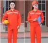 Conjunto de Roupas de Trabalho de Manga Longa para Reparo Automotivo e Proteção do Trabalho Oficina de Fábrica Jaqueta Refletora para Ferramentas Masculina Roupas de Trabalho para Primavera e Outono