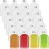 Fábrica al por mayor 200ML botella plana de diamante botella de bebida botella de jugo desechable para llevar taza de té con leche gran cantidad descuento