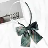 Set de Pajaritas JK para Mujer, Uniforme Estilo Japonés, Estilo Academia, Traje de Marinero Pre-Atado, Uniforme Escolar con Lazo, Cinta, Corbata Pequeña de Cola Larga