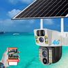 Câmera Aov Energia Solar Nova Energia Rede Completa Estilo Europeu Monitoramento Remoto Externo Câmera Versão Profissional V380