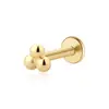 Pendientes de Plata de Ley S925 Planos Espirales Perforados Pendientes de Amazon Accesorios de Comercio Electrónico Venta Caliente Transfronteriza En Stock Joyería de Plata