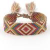 Pulsera nueva tejida a mano Correa de muñeca simple europea y americana Estilo bohemio Cinta de pareja en blanco Cuerda de mano DIY