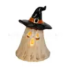 Portavelas Fantasma Nuevo Producto Transfronterizo, portavelas de té de cerámica con forma de fantasma, adorno de manualidades de resina