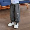 Calça Infantil Lanweili 2025 Nova Calça Cargo Infantil Primavera e Outono Calça Longa de Outono Infantil Calça de Moletom Casual