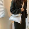Bolso de Hombro Suave Transfronterizo para Mujer, Bolso de Mano Nuevo de Moda Suave, Bolso de Hombro Ligero de Gran Capacidad Casual, Bolso Cruzado Sencillo