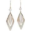 Moda Coreana Elegantes Pendientes de Diamante Ojo de Gato para Mujer Sentido de Alta Gama Nicho Combinan con Todo Adelgazantes Otoño e Invierno Pendientes de Celebridad de Internet