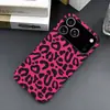 Estação Norte-Americana Venda Quente Capa de Celular Estampa Leopardo Dopamina para Apple 18promax Capa com Película Fosca de Furo Grande para Apple 15pm